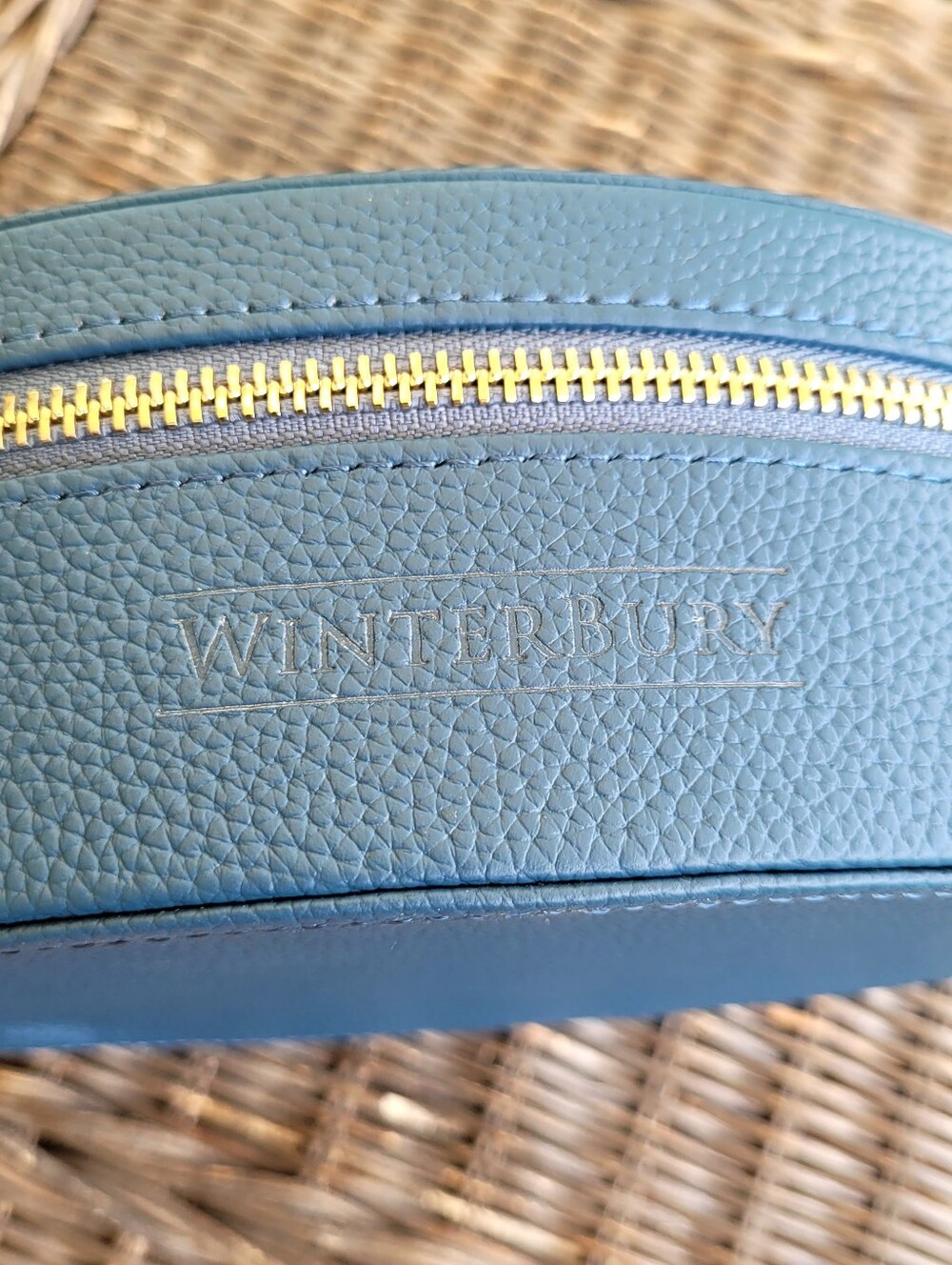 Winterbury Leather Makeup Case - Picture 2 of 3